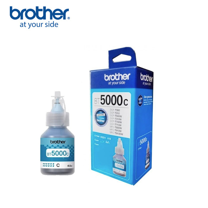 Brother BT-5000C CYAN INK BOTTLE FOR DCP-T300 & DCP-T500W(5,000 PAGES ISO 24734)