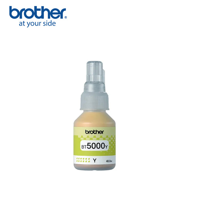 Brother BT-5000Y YELLOW INK BOTTLE FOR DCP-T300 & DCP-T500W (5,000 PAGES ISO 24734)