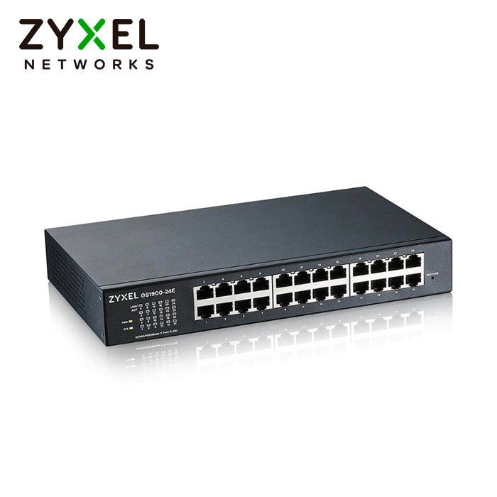 Zyxel GS1900-24E 24-Port Gigabit Smart Managed Switch